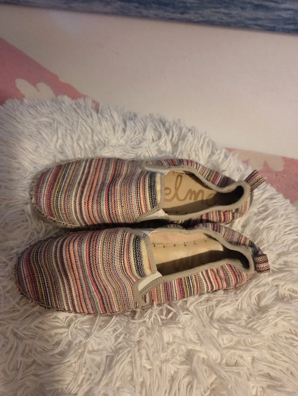 Sam Edelman Women's Multicolor Stripe Espadrilles Slip-Ons